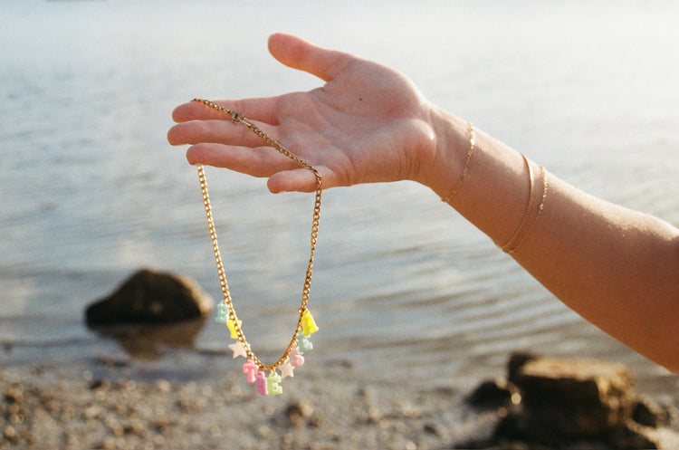 Gold and Silver Charm Necklaces