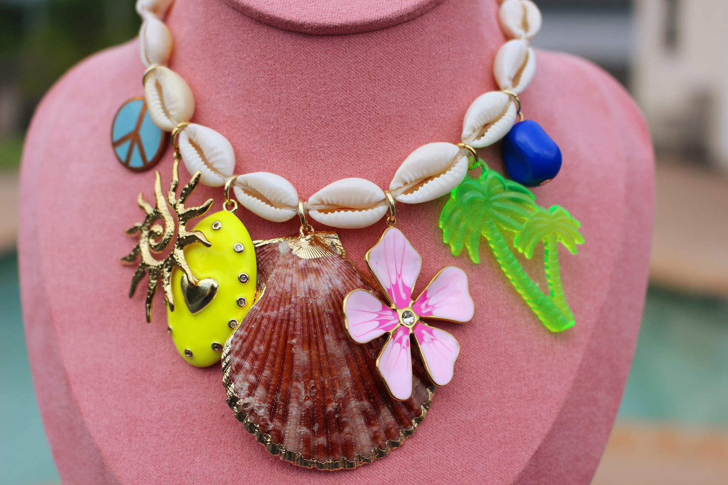 Cowrie Charm Necklace - Kennady Iris