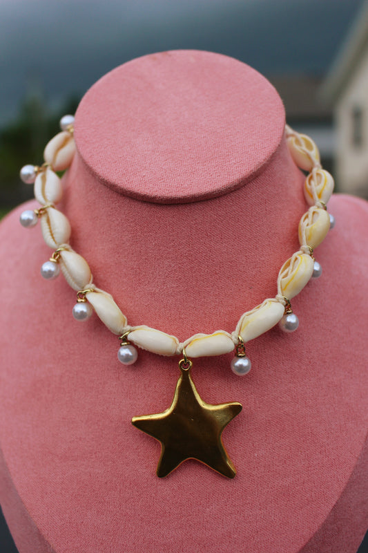 Cowrie Shell Charm Necklace - The Markcus