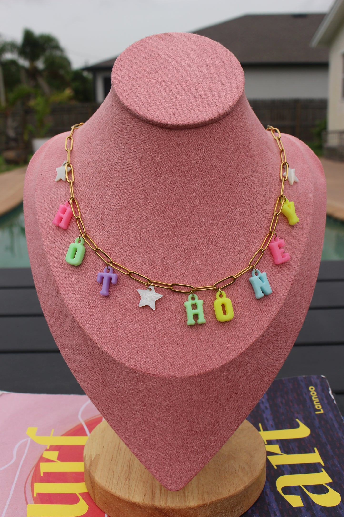 Hot Honey Charm Necklace