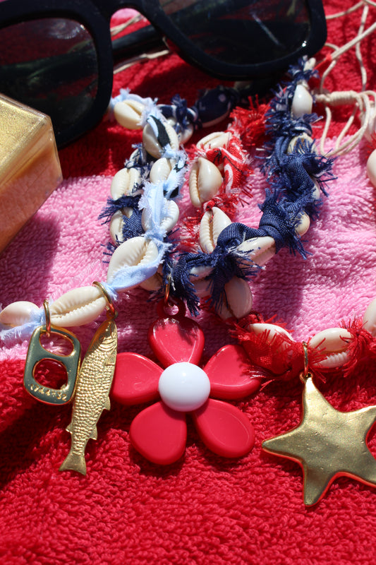 American Summer Cowrie Necklace