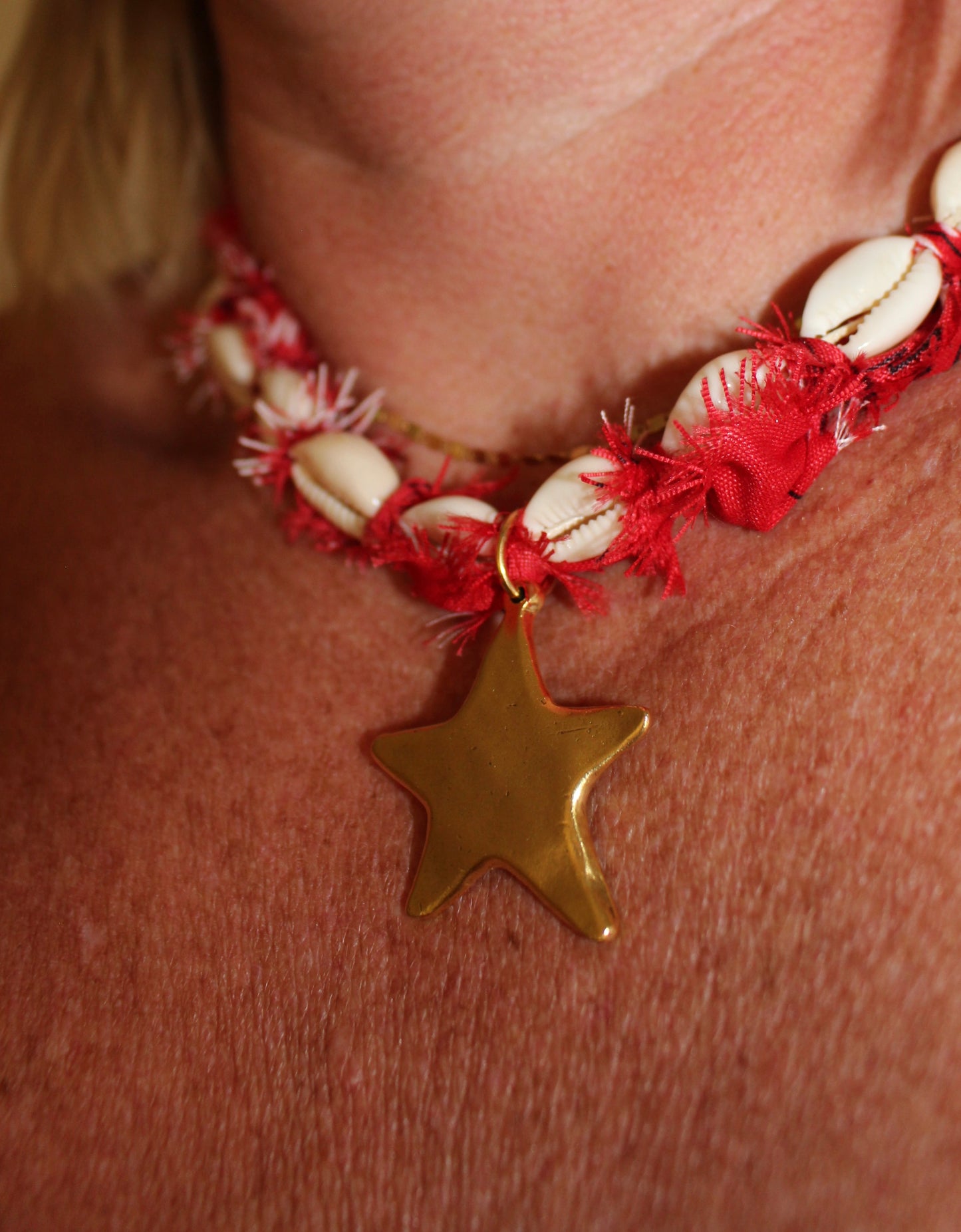 American Summer Cowrie Necklace