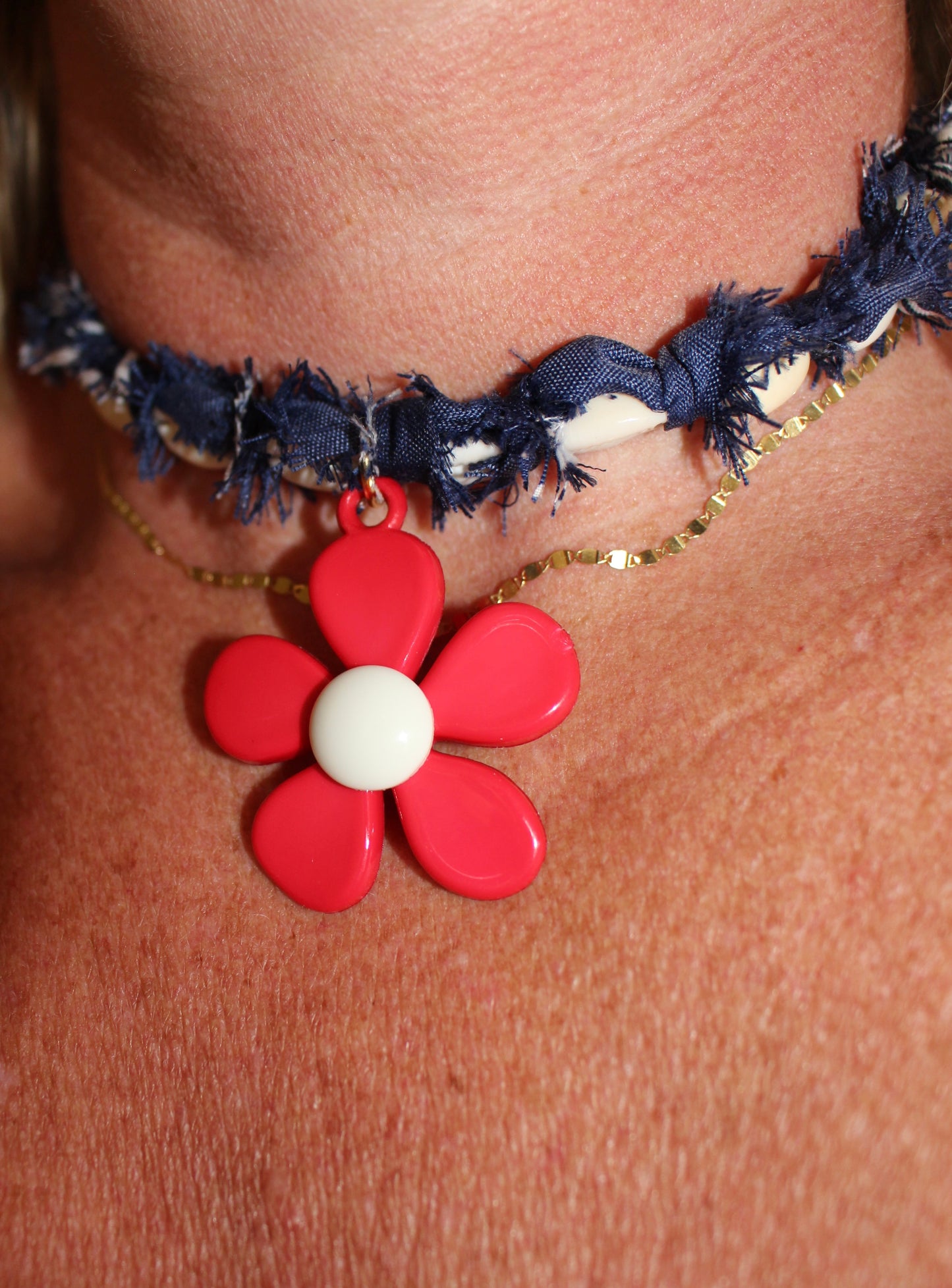 American Summer Cowrie Necklace