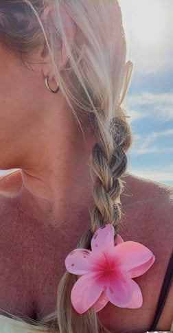 Plumeria Claw Clip