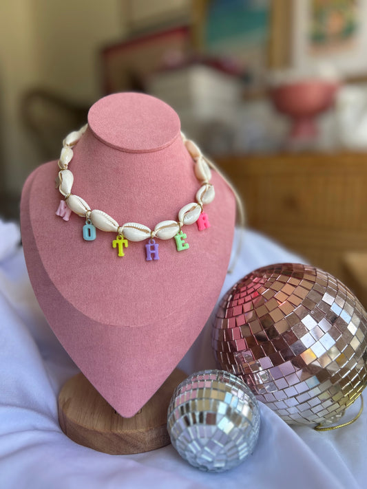 Star Mother Cowrie Shell Necklace