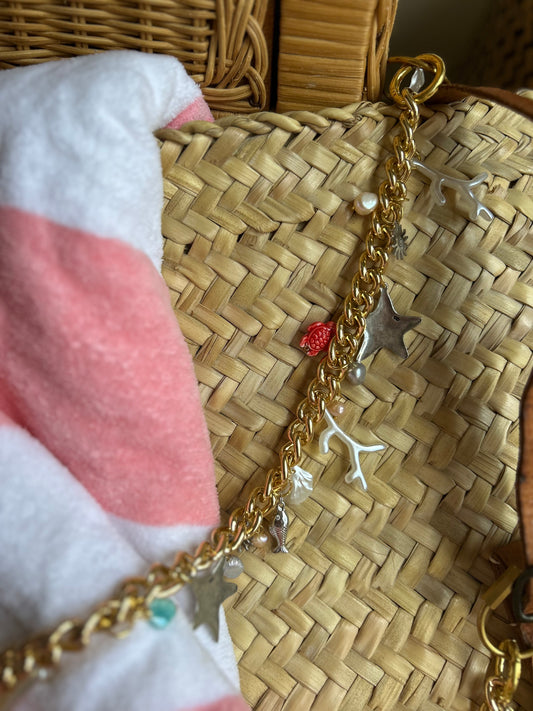 Double Strap Purse Charm Clip