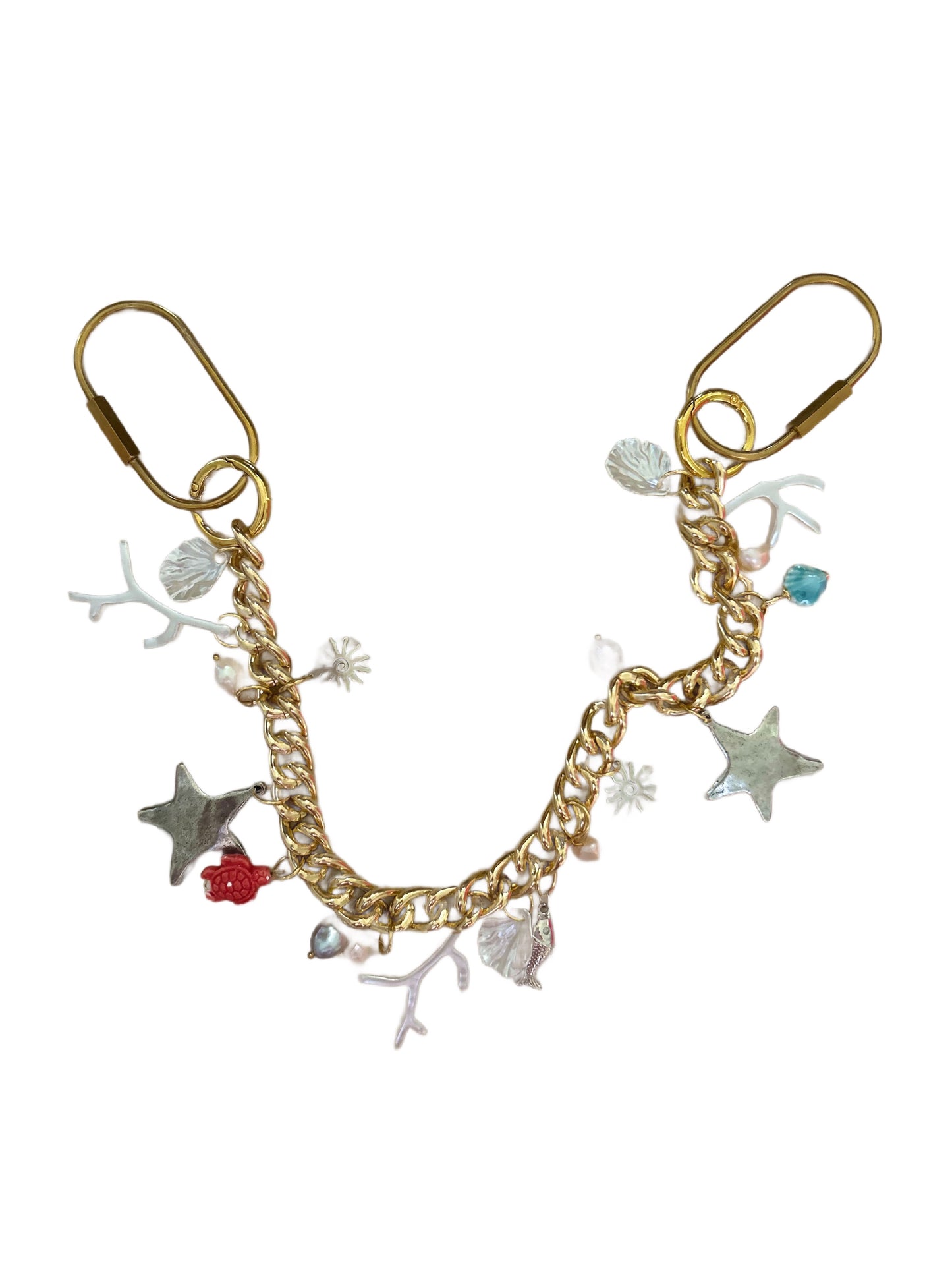 Double Strap Purse Charm Clip