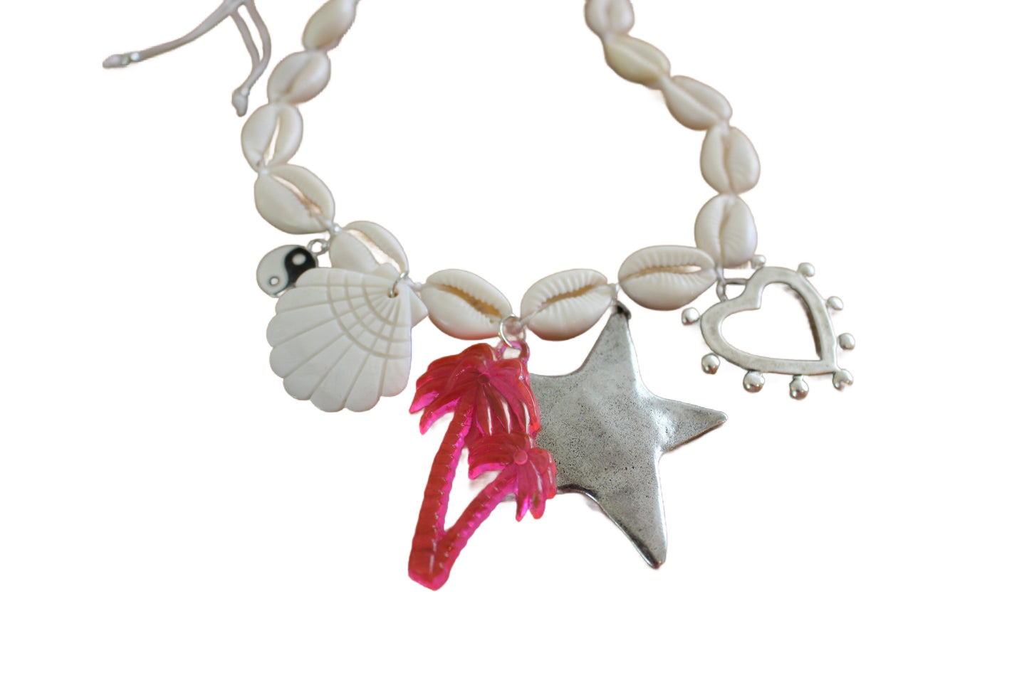 Monroe Cowrie Shell Charm Necklace
