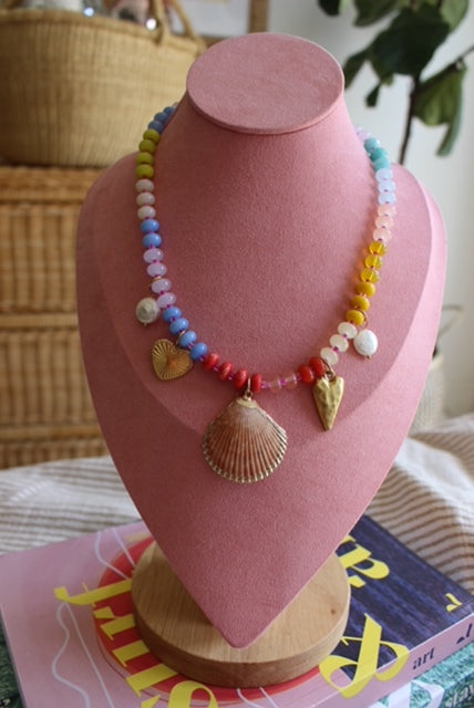 Pearls of Great Price Green Beaded Necklace