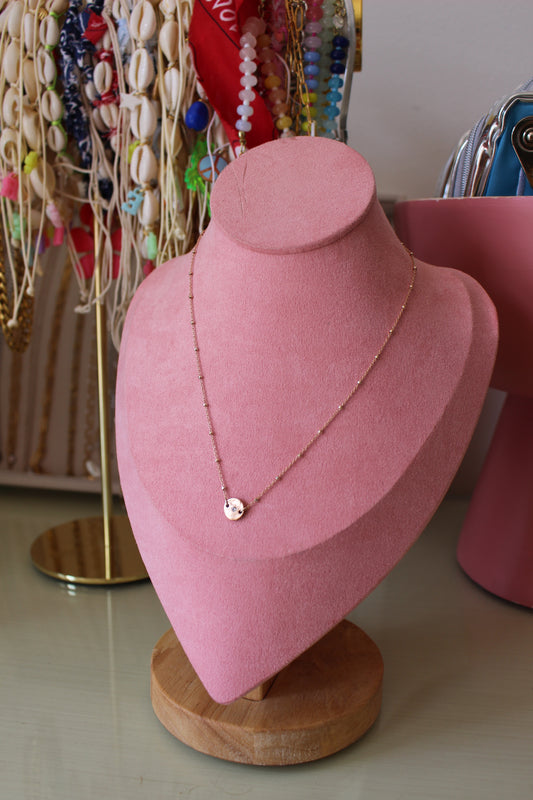 White Bead Seashell Necklace