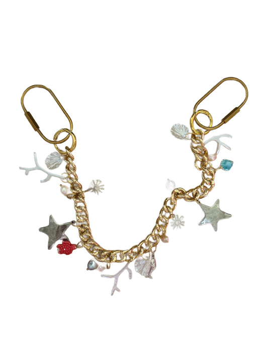 Double Strap Purse Charm Clip