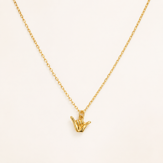 Shaka Dainty Gold Necklace