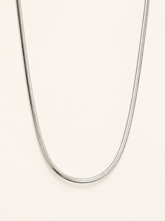 Silver Snake Chain Necklace
