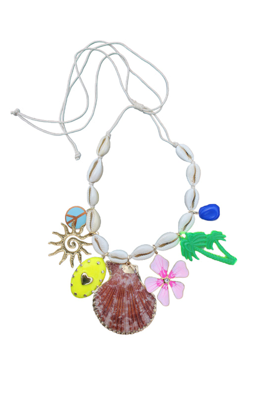 Cowrie Charm Necklace - Kennady Iris