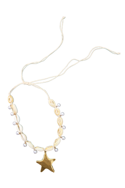 Cowrie Shell Charm Necklace - The Markcus